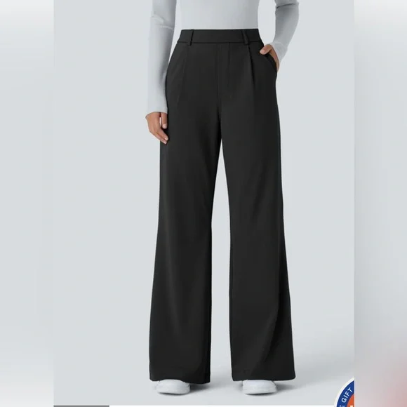 HALARA Wide Leg Pants in Black - Picture 1 of 15